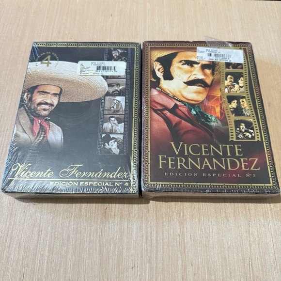 LOT OF 2 Vicente Fernandez Edicion Especial  NO.4,5 Brand New Sealed 4DVD’s Each - Picture 1 of 10
